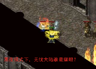 黑夜模式下,无忧大陆谁最耀眼? 黑夜模式下,无忧大陆谁最耀眼?