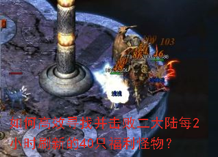 如何高效寻找并击败二大陆每2小时刷新的40只福利怪物? 如何高效寻找并击败二大陆每2小时刷新的40只福利怪物?