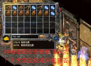 神佑单职业传奇新手入坑?十大常见疑难问题解答 神佑单职业传奇新手入坑?十大常见疑难问题解答