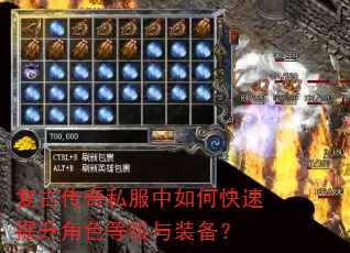 复古传奇私服中如何快速提升角色等级与装备? 复古传奇私服中如何快速提升角色等级与装备?