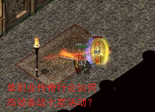 单职业传奇行会如何高效备战七星活动? 单职业传奇行会如何高效备战七星活动?