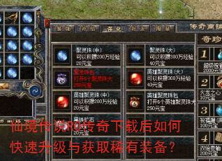 仙境传说RO传奇下载后如何快速升级与获取稀有装备? 仙境传说RO传奇下载后如何快速升级与获取稀有装备?