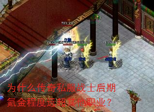 为什么传奇私服战士后期氪金程度远超其他职业? 为什么传奇私服战士后期氪金程度远超其他职业?