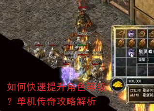 如何快速提升角色等级?单机传奇攻略解析 如何快速提升角色等级?单机传奇攻略解析