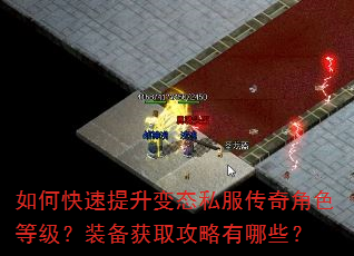 如何快速提升变态私服传奇角色等级?装备获取攻略有哪些? 如何快速提升变态私服传奇角色等级?装备获取攻略有哪些?