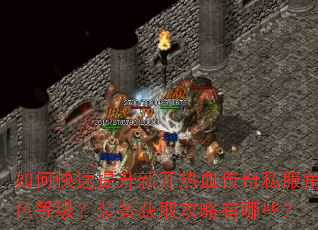 如何快速提升新开热血传奇私服角色等级?装备获取攻略有哪些? 如何快速提升新开热血传奇私服角色等级?装备获取攻略有哪些?