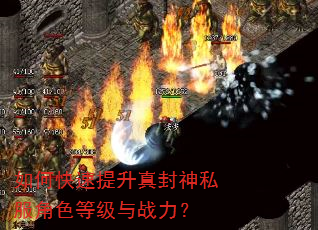 如何快速提升真封神私服角色等级与战力? 如何快速提升真封神私服角色等级与战力?