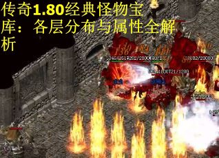 传奇1.80经典怪物宝库：各层分布与属性全解析
