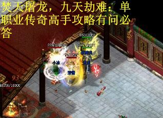 焚天屠龙，九天劫难：单职业传奇高手攻略有问必答