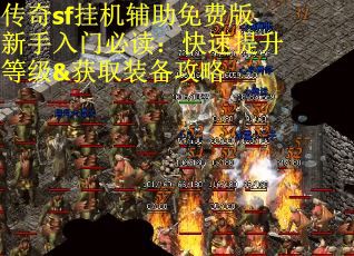 传奇sf挂机辅助免费版新手入门必读：快速提升等级&获取装备攻略