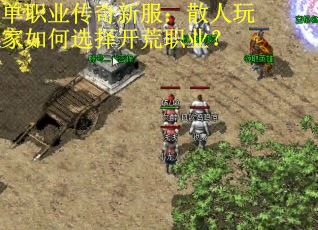 单职业传奇新服：散人玩家如何选择开荒职业？