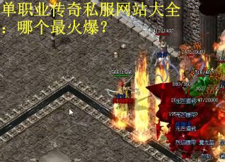 单职业传奇私服网站大全：哪个最火爆？