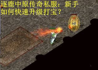 逐鹿中原传奇私服：新手如何快速升级打宝？